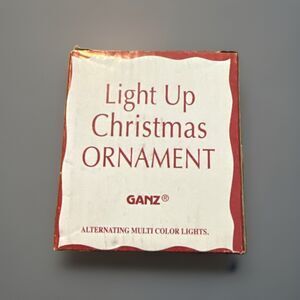 Ornament Light Up Glass Gold Edged Angel In Glass Ball Hanging Ornament-By Ganz